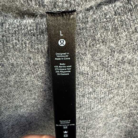 Lululemon wool alpaca blend sweater - Picture 3 of 6